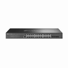 Switch Tp-link Omada Sg3428 Gestionado, L2/l3, Rj-45 24, Gigabit Ethernet (10/100/1000), 1u, Negro
