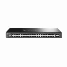 Switch Tp-link Omada Sg3452 Gestionado, L2+, Rj-45 48, Gigabit Ethernet (10/100/1000), 1u, Negro