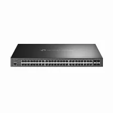 Switch Tp-link Omada Sg3452p Gestionado, L2/l3, Rj-45 48, Gigabit Ethernet (10/100/1000), (poe +) 48, 1u, Negro