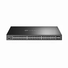 Switch Tp-link Omada Sg3452xp Gestionado, L2+, Rj-45 48, Gigabit Ethernet (10/100/1000), (poe +) 48, 1u, Negro