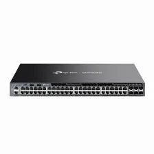 Switch | Tp-link | Sg6654x | Omada L3 Stackable De 48 Puertos Gigabit Y 6 Puertos A 10g