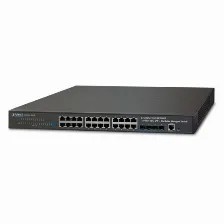 Switch Planet Sgs-6341-24t4x Gestionado, L3, Rj-45 24, Gigabit Ethernet (10/100/1000), 1u, Negro