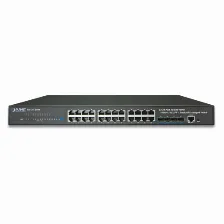 Switch Planet Sgs-6341-24t4x Gestionado, L3, Rj-45 24, Gigabit Ethernet (10/100/1000), 1u, Negro