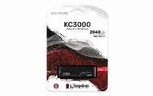 Ssd Kingston Kc3000 Nvme, 2tb, M.2, 7000 Mb/s Escritura, 7000 Mb/s Lectura, Pci-e 4.0