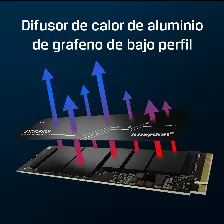 Ssd Kingston Kc3000 Nvme, 2tb, M.2, 7000 Mb/s Escritura, 7000 Mb/s Lectura, Pci-e 4.0