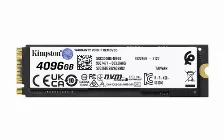 Ssd Kingston Kc3000 4tb, Nvme, M.2, Pci Express 4.0 Lectura 7000 Mb/s, Escritura 7000 Mb/s