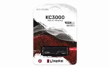 Ssd Kingston Kc3000 Nvme, 1tb, Pci Express 4.0, M.2, Lectura 7000 Mb/s, Escritura 6000 Mb/s