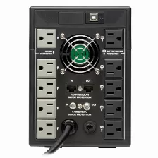 No-break Tripp Lite 900w (smart1500lcdt) 1500va, Tiempo De Respaldo 13 Min, 8 Salidas Ac Contactos, 1 Puerto Usb 2.0, Pantalla Lcd