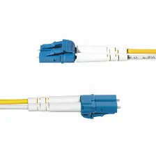 Cable Startech.com 3 M, Fibra Os2, Lc, Lc, 10 Gbit/s, Amarillo