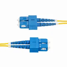 Cable Startech.com 10 M, Fibra Os2, Sc, Sc, 100 Gbit/s, Amarillo