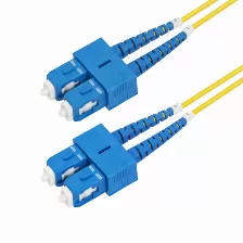 Cable Startech.com 2 M, Fibra Os2, Sc, Sc, 100 Gbit/s, Amarillo