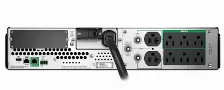 No Break Apc Smt3000rm2uc 2.88 Kva / 2700 W, 459 J, Entrada 154 V, 8 Salidas Ac, Negro