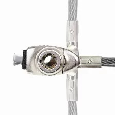 Cable Antirrobo Startech.com Noble, Brecha, 2 Teclas, 2 M, Acero Al Carbón, Negro