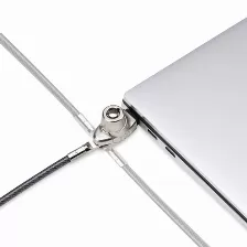 Cable Antirrobo Startech.com Noble, Brecha, 2 Teclas, 2 M, Acero Al Carbón, Negro