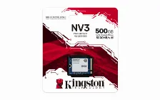 Ssd Kingston Technology Nv3 500gb, M.2, Pci Express 4.0, Lectura 5000 Mb/s, Escritura 3000 Mb/s, Factor Forma 2230