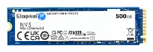 Ssd Kingston Nv3 500gb, M.2, Pci Express 4.0, Lectura 5000 Mb/s, Escritura 3000 Mb/s No Dev Amz