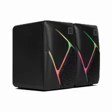 Bocinas Vorago Sg Spk-108, Rgb, 2.0 Canales, Cable 3.5 Mm, 3w, Sonido Estereo