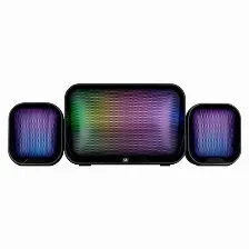 Bocinas Vorago Spk-255, Rgb, 3.5mm, Alambricas, Usb, 3w Rms, Negro