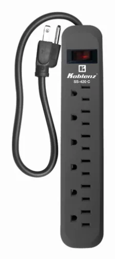 Supresor De Picos Koblenz Ss-420-c 420 J, 6 Contactos, Gris Oscuro