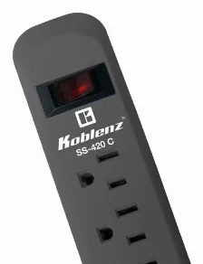 Supresor De Picos Koblenz Ss-420-c 420 J, 6 Contactos, Gris Oscuro