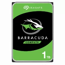 Disco Duro Seagate Barracuda 1tb, Sata Iii, 6gbps, Cache 256mb, 7200rpm, 3.5