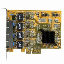 Tarjetas De Red Startech.com Pci Express, Rj-45 4, 2000 Mbit/s, Alámbrico