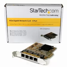 Tarjetas De Red Startech.com Pci Express, Rj-45 4, 2000 Mbit/s, Alámbrico