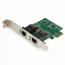 Tarjetas De Red Startech.com Pci Express, Rj-45 2, 2000 Mbit/s, Alámbrico