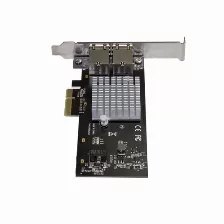 Tarjetas De Red Startech.com Pci Express, Rj-45 2, 10000 Mbit/s, Alámbrico, Negro