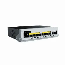 Switch Netis System St110pdi-2-130 Rj-45 8, Fast Ethernet (10/100), 8 Poe, Negro, Blanco