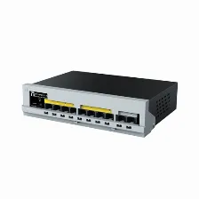 Switch Netis System St110pdi-2-130 Rj-45 8, Fast Ethernet (10/100), 8 Poe, Negro, Blanco