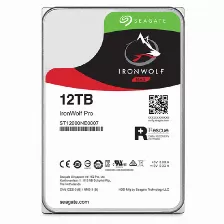 Disco Duro Seagate Ironwolf Pro St12000nt001 12 Tb, Serial Ata Iii, 7200 Rpm, Cache 256 Mb, 3.5