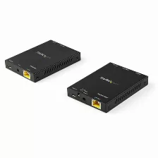 Extensor Startech.com Transmisor Y Receptor Av, 3840 X 2160, 2hdmi, Hasta 50 M, Negro