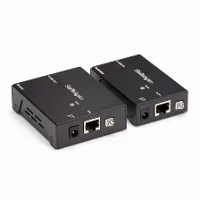 Extensor Startech.com Transmisor Y Receptor Av, 4096 X 2160, 1hdmi, Hasta 70 M, Negro