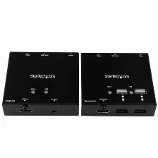 Extensor Startech.com St121usbhd Transmisor Y Receptor Av, 1hdmi, Hasta 50 M, Negro