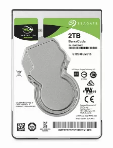 Disco Duro Para Laptop Seagate Barracuda 2tb, 2.5 Pulgadas, Serial Ata Iii (6 Gbit/s), 5400rpm, Bufer 128mb