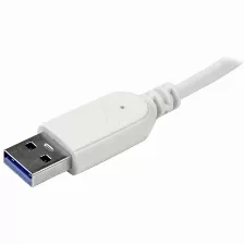 Concentrador Startech Portátil Usb 3.0 De 4 Puertos - Hub Con Cable Incorporado, (st43004ua)