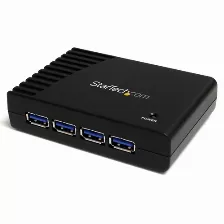 Hub Startech Usb (st4300usb3) , 4 Puertos Usb3.0, Negro