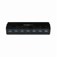 Hub Startech De 7 Puertos, Usb 3.0 , Incluye Eliminador De Corriente, (st7300usb3b)
