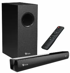 Barra De Sonido Stylos Barra De Sonido 2.1/40w/ 2.1, Bt, Alámbrico, Negro