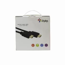 Cable Hdmi Stylos Stachd12905018 10 M, Negro
