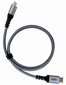 Cable Hdmi Stylos Stachd4b V. 2.1, 2 M, 48 Gbit/s, Negro