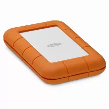 Disco Duro Externo Lacie Rugged Usb-c 5 Tb, Usb Tipo C 3.2 Gen 1 (3.1 Gen 1), Gris, Amarillo