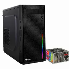 Gabinete Stylos Stgasc1b Mini Tower, Psu 550 W, Psu Si, Negro