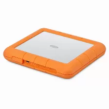 Disco Duro Externo Lacie Rugged Raid Shuttle 8 Tb, Usb Tipo C 3.2 Gen 1 (3.1 Gen 1), Naranja