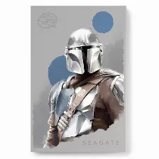 Disco Duro Externo Seagate The Mandalorian Special Edition Firecuda 2tb, Usb Type-a / Micro-usb B, Gris