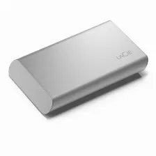Ssd Externo Lacie Stks1000400 1 Tb, Usb Tipo C, Plata