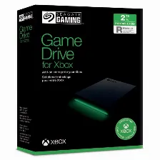 Disco Duro Externo Seagate Game Drive 2tb, Para Xbox, Usb 3.0, Led Color Verde, Negro Open Box