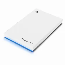 Disco Duro Externo Seagate Game Drive Para Ps5, 2tb, Usb 3.0, Led Azul, Blanco