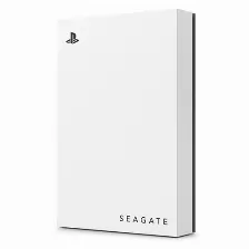 Disco Duro Externo Seagate Stlv500010, 5tb, Micro-usb 2.0/3.2 Gen1, Para Ps5 Y Ps4, Led Azul, Blanco, Open Box
